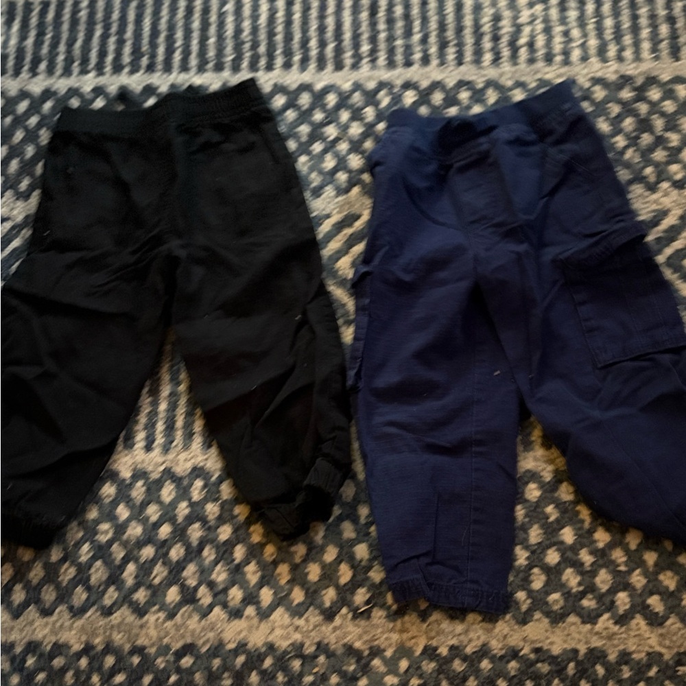 Kids Black and Blue Bottoms